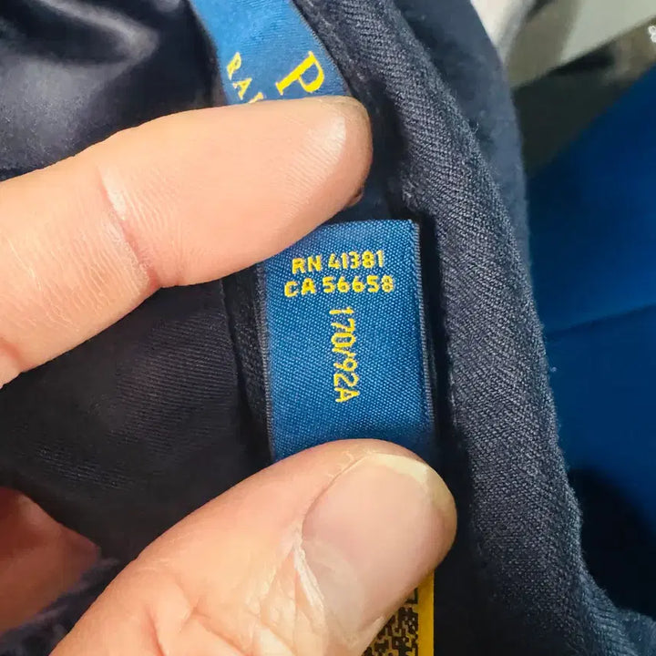 [BUNJANG] Polo Ralph Lauren Navy Blazer / 폴로 랄프로렌 개버딘 울 블레이저 38R(국내 95-100)
