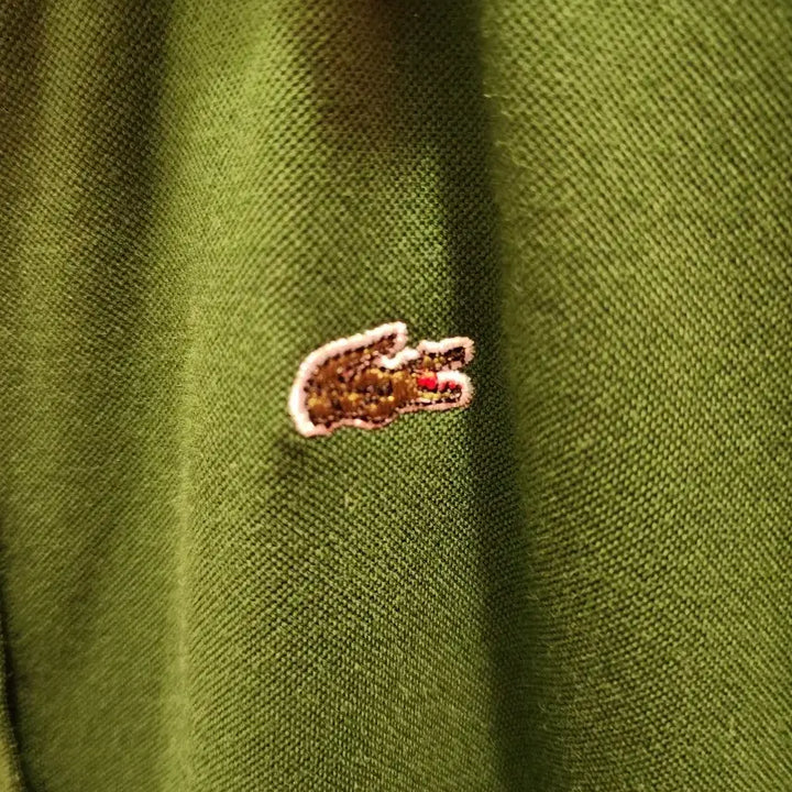 [BUNJANG] Lacoste Polo Shirt Dress Green L / 7/41 라코스테 카라 셔츠 원피스 그린 L