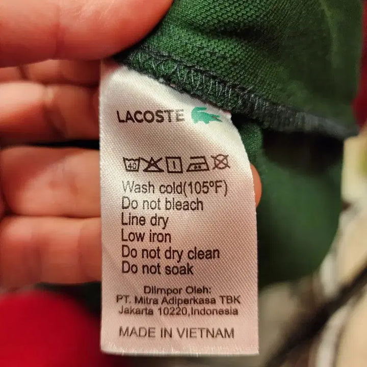[BUNJANG] Lacoste Polo Shirt Dress Green L / 7/41 라코스테 카라 셔츠 원피스 그린 L