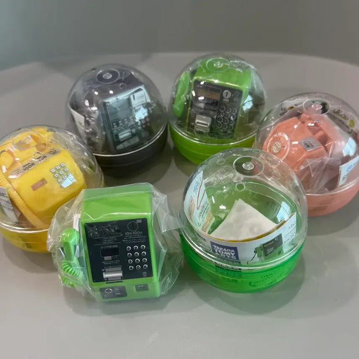 [BUNJANG] Gachapon Telephone 5-Piece Bundle Set / 새상품 공중전화기 가챠 5종 일괄