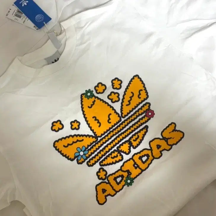[BUNJANG] Adidas Flower Trefoil T-Shirt / 아디다스 새상품 정품