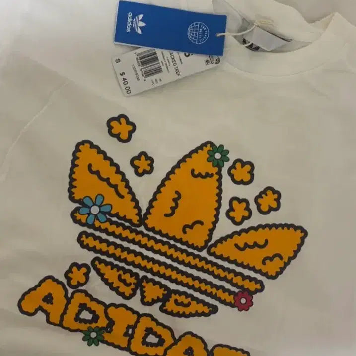 [BUNJANG] Adidas Flower Trefoil T-Shirt / 아디다스 새상품 정품