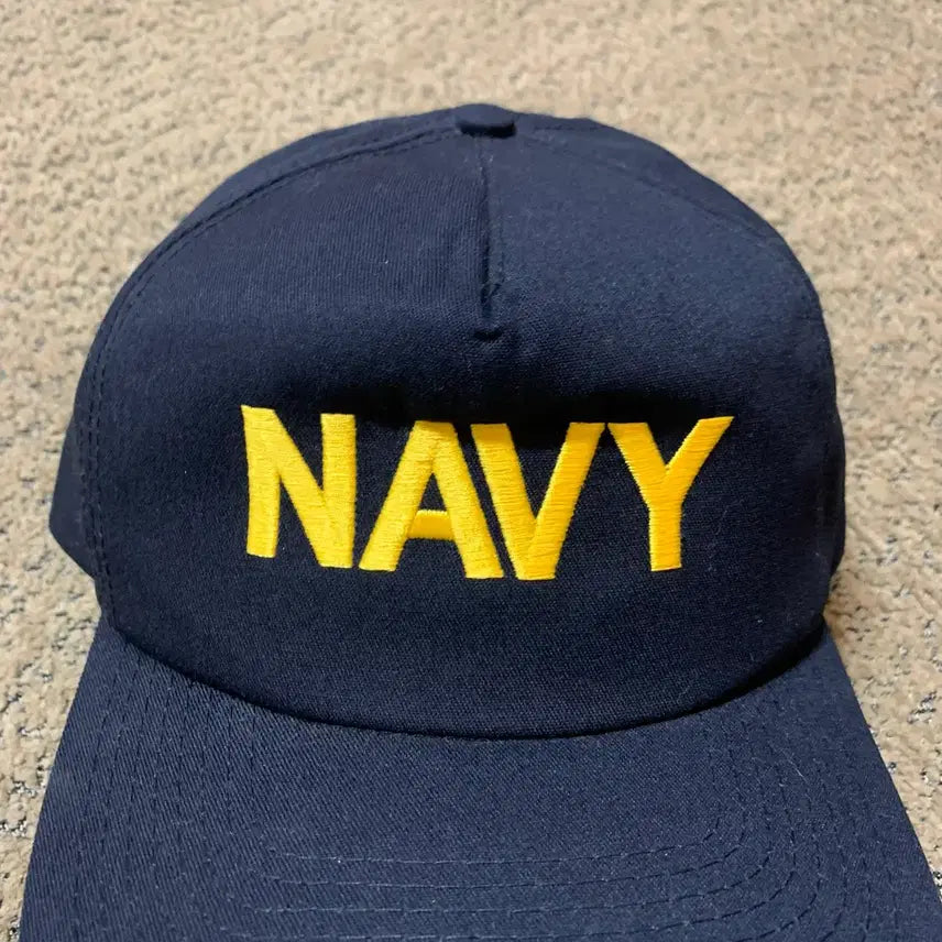 [BUNJANG] U.S. Navy Navy Gold Embroidery Snapback Cap / U.S. NAVY cap