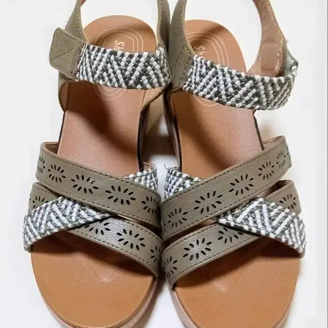[BUNJANG] Shoebe Co Wedge Heel Sandals 230mm / Shoebe Co 웨지힐 샌들 신발 230mm