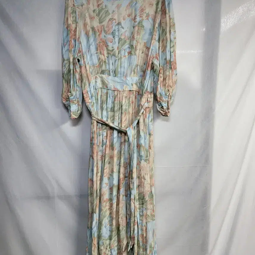 [BUNJANG] Vintage Floral Wrap Dress / 플라워 랩 원피스 50-130