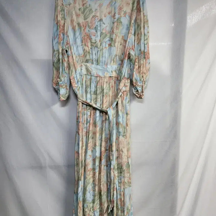 [BUNJANG] Vintage Floral Wrap Dress / 플라워 랩 원피스 50-130