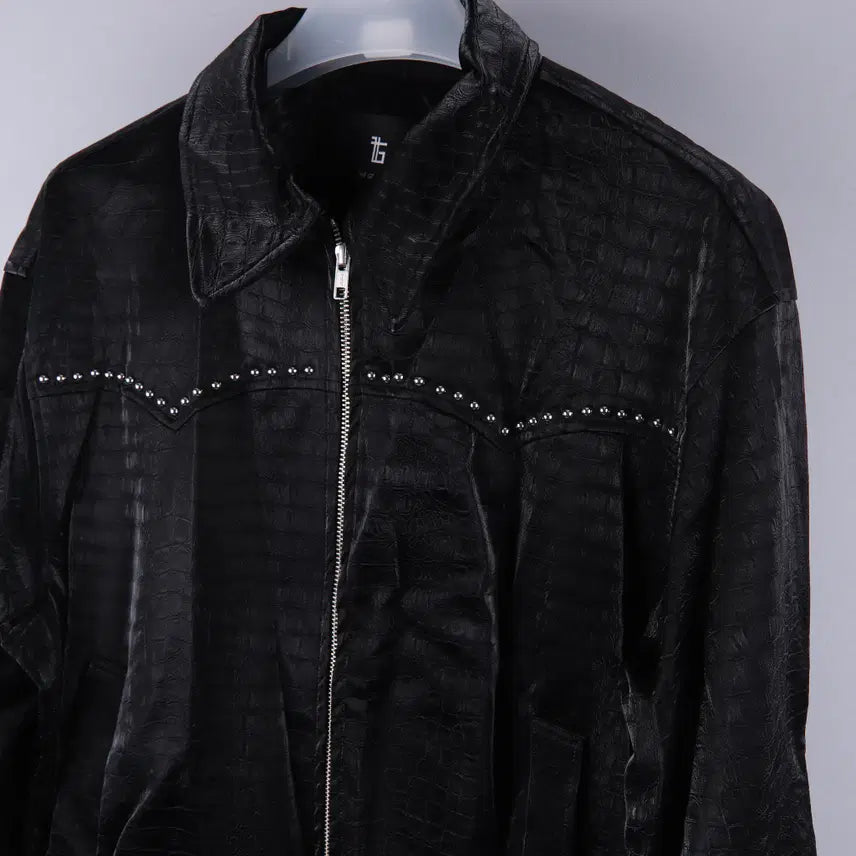 [BUNJANG] Greatest Western Faux Leather Jacket (Black) / 그레이티스트 웨스턴 자켓 블랙 (F)