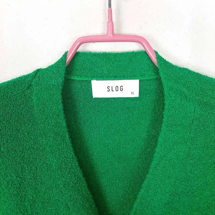 [BUNJANG] SLOG Button Short-Sleeve Cardigan XL / SLOG 단추 반팔가디건 XL