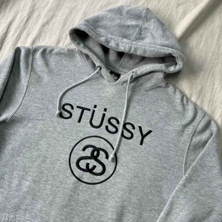 [BUNJANG] Stussy 00s Double S Embroidered Hoodie 2XL / 스투시 00s 더블S 자수 후드 2XL