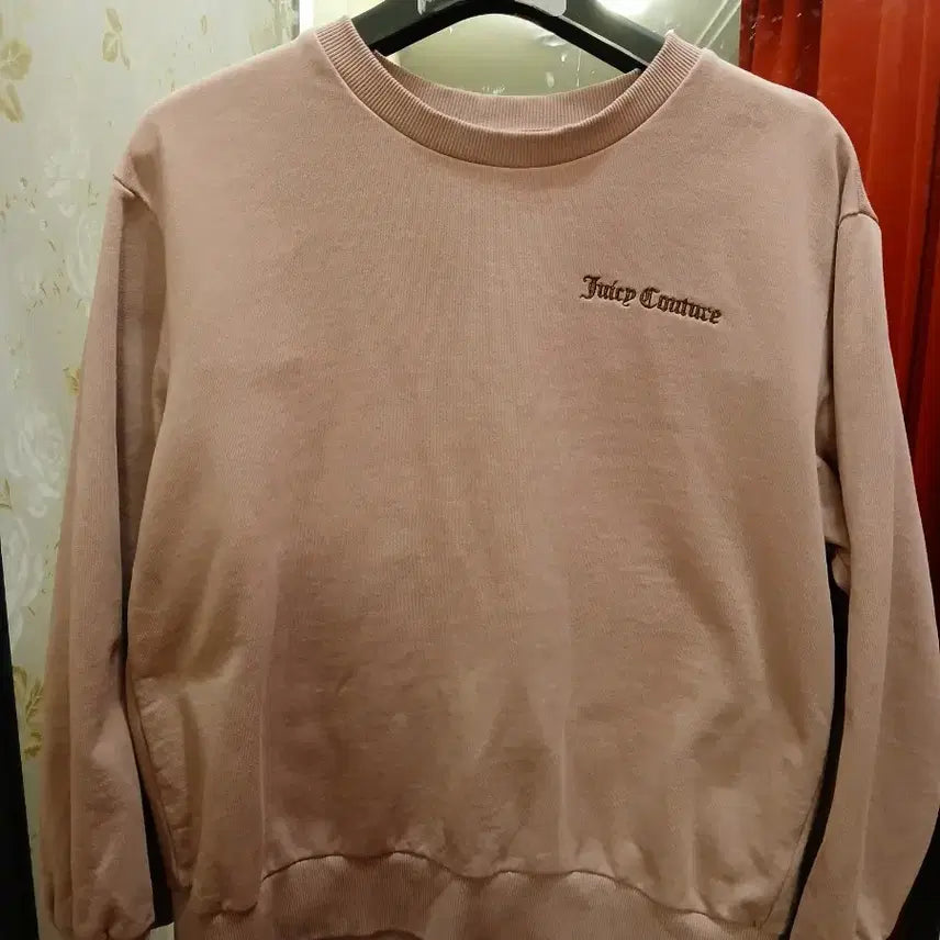 [BUNJANG] Juicy Couture Pink Sweatshirt / 7/41 쥬시 꾸뛰르 핑크 맨투맨 티셔츠