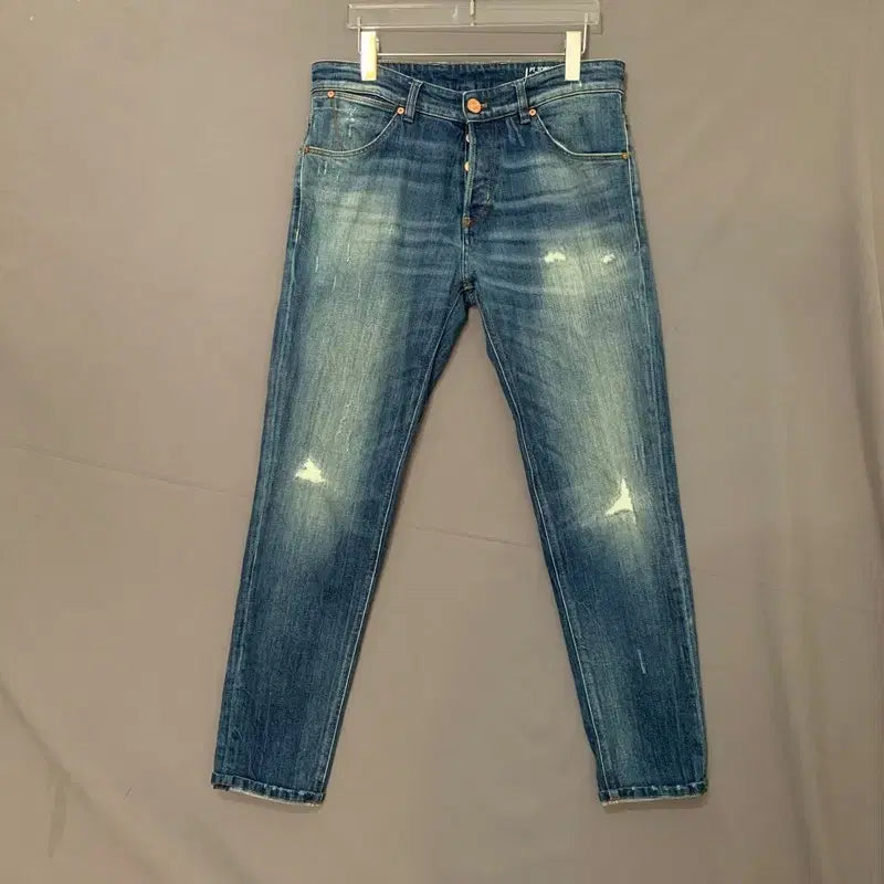 [BUNJANG] PT Torino Distressed Wash Denim Jeans / 32인치 PT토리노 레게 데미지 워싱 스판 데님 청바지
