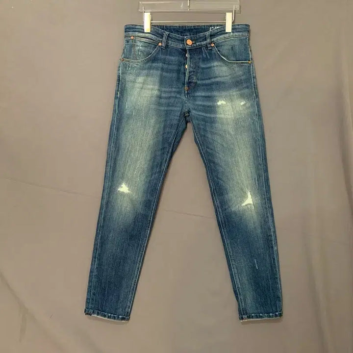 [BUNJANG] PT Torino Distressed Wash Denim Jeans / 32인치 PT토리노 레게 데미지 워싱 스판 데님 청바지