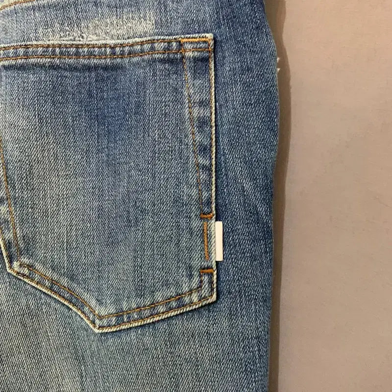 [BUNJANG] PT Torino Distressed Wash Denim Jeans / 32인치 PT토리노 레게 데미지 워싱 스판 데님 청바지