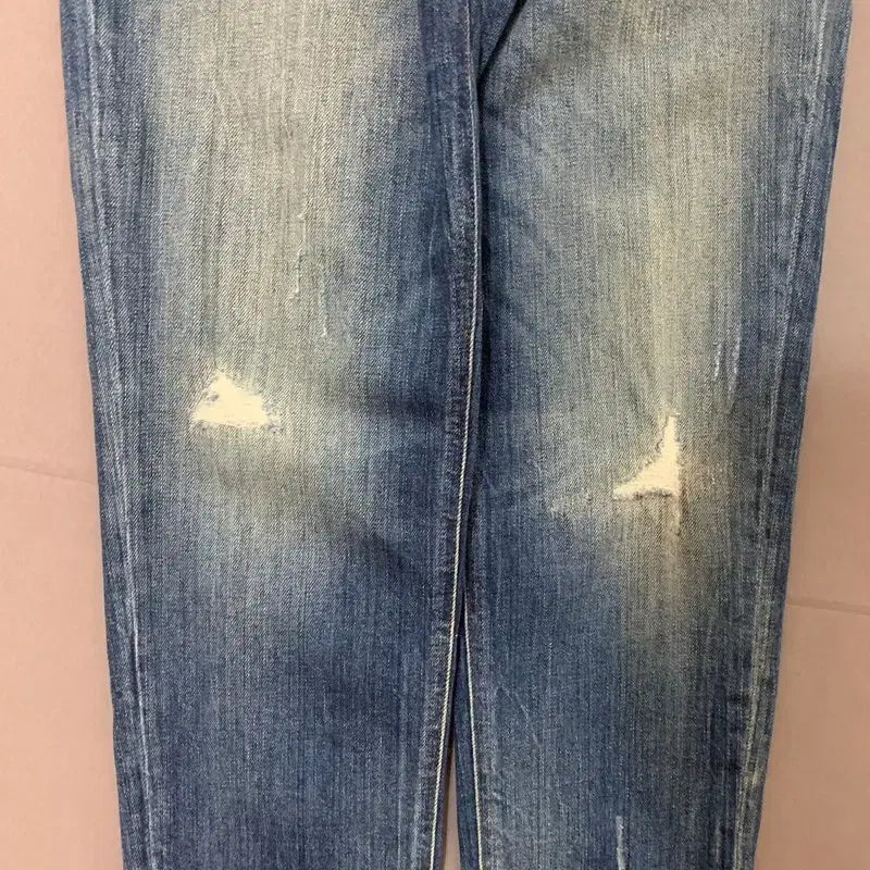 [BUNJANG] PT Torino Distressed Wash Denim Jeans / 32인치 PT토리노 레게 데미지 워싱 스판 데님 청바지