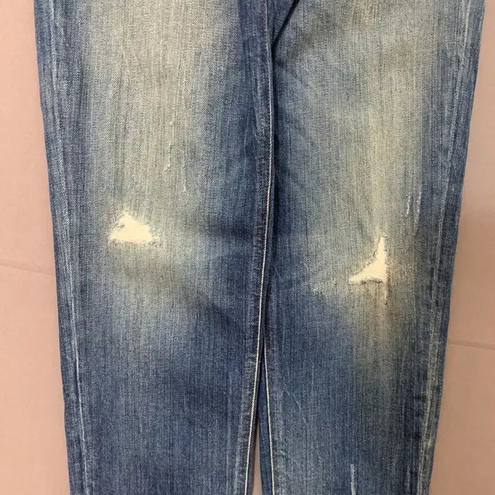 [BUNJANG] PT Torino Distressed Wash Denim Jeans / 32인치 PT토리노 레게 데미지 워싱 스판 데님 청바지