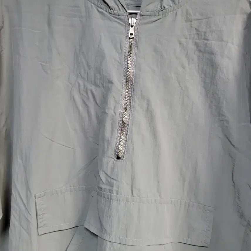[BUNJANG] Vintage Khaki Half-Zip Dress / 카키 반집업 원피스 62-115