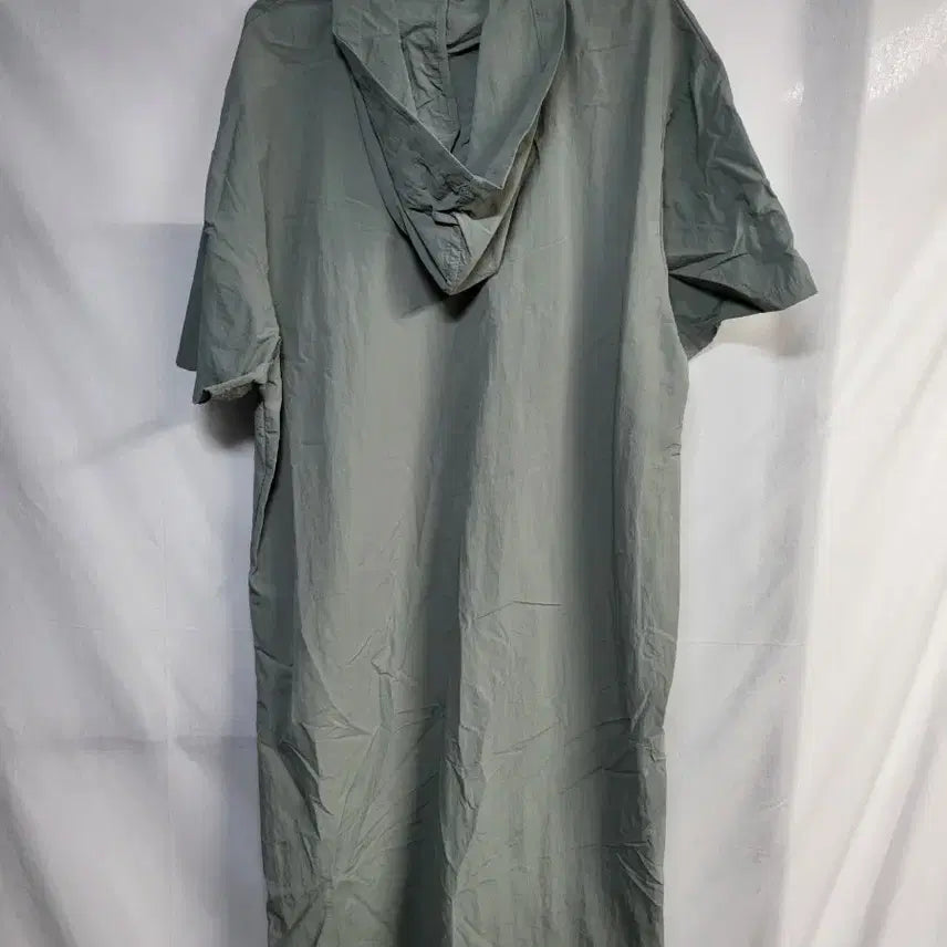 [BUNJANG] Vintage Khaki Half-Zip Dress / 카키 반집업 원피스 62-115