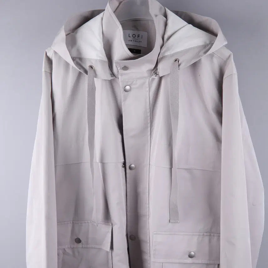 [BUNJANG] Lo-fi Utility Shell Parka Safari Jacket (Gray, XL) / 로파이 유틸리티 쉘파카 사파리 자켓 그레이 (XL)