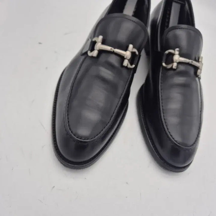 [BUNJANG] Salvatore Ferragamo Black Leather Men&