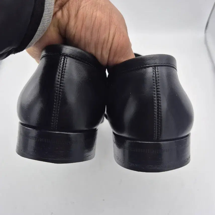 [BUNJANG] Salvatore Ferragamo Black Leather Men&