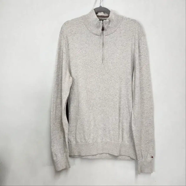 [BUNJANG] Tommy Hilfiger Premium Cotton Half-Zip Knit Sweater / 타미힐피거 프리미엄 코튼 라인 하프집업 니트 L