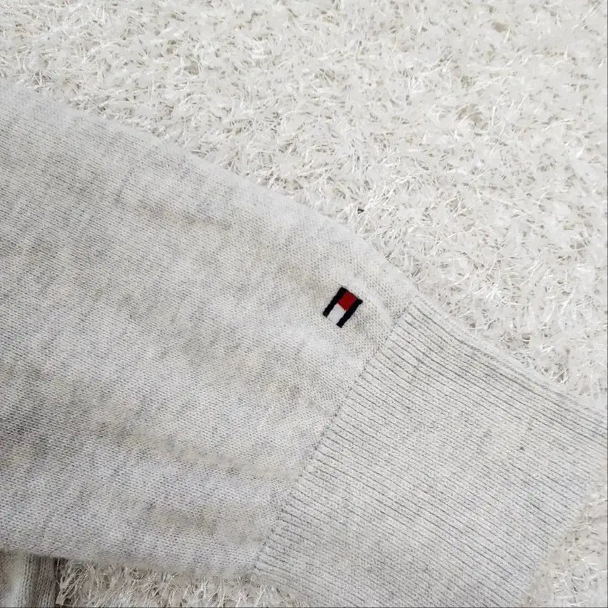 [BUNJANG] Tommy Hilfiger Premium Cotton Half-Zip Knit Sweater / 타미힐피거 프리미엄 코튼 라인 하프집업 니트 L