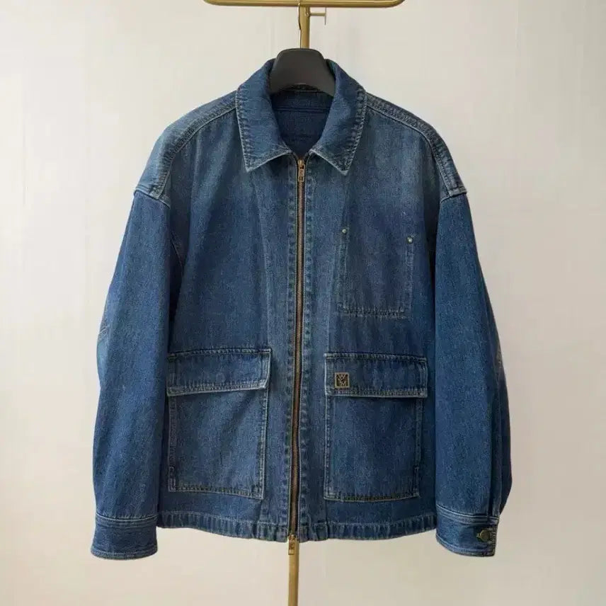 [BUNJANG] Wooyoungmi Denim Zip-up Jacket Blue 48 / 우영미 데님 집업 자켓 블루 48