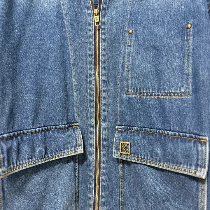 [BUNJANG] Wooyoungmi Denim Zip-up Jacket Blue 48 / 우영미 데님 집업 자켓 블루 48