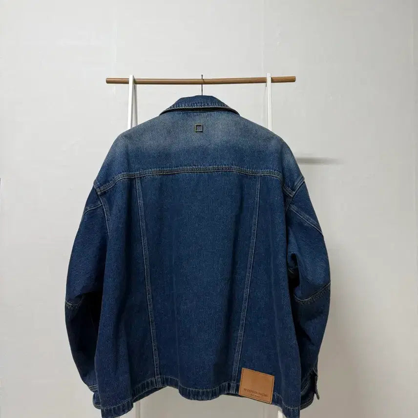 [BUNJANG] Wooyoungmi Denim Zip-up Jacket Blue 48 / 우영미 데님 집업 자켓 블루 48