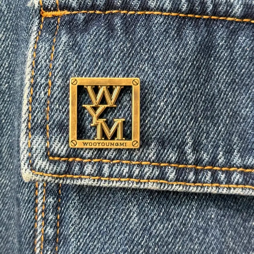 [BUNJANG] Wooyoungmi Denim Zip-up Jacket Blue 48 / 우영미 데님 집업 자켓 블루 48