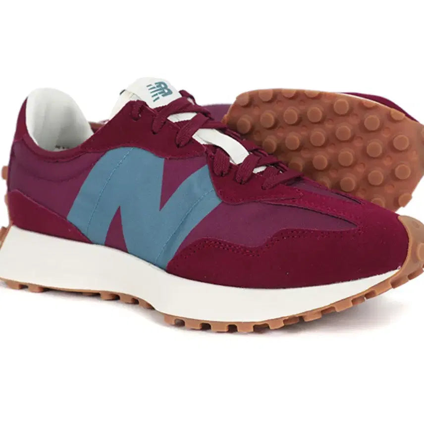 [BUNJANG] New Balance 327 Burgundy Sneakers - Size 225 / 새상품 뉴발란스 327 버건디 운동화 225사이즈