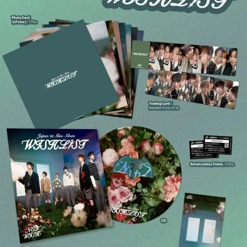 [SOLD OUT] 엔시티위시 위시리스트 위시아크 일본 앨범 시리얼 제외 풀셋