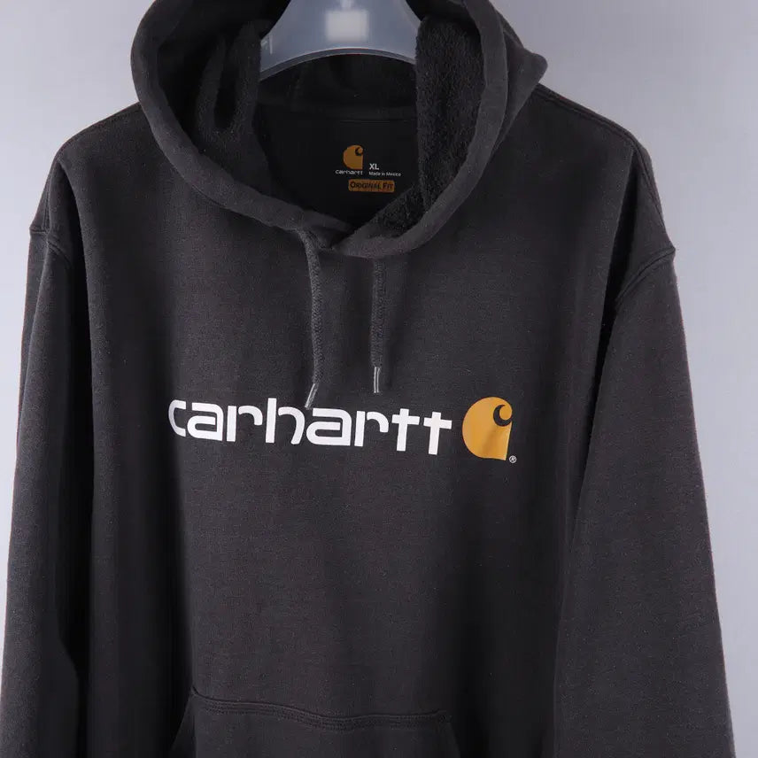 [BUNJANG] Carhartt Signature Logo Hoodie (XL) / 칼하트 시그니처 로고 후드 BLK (XL) 4443