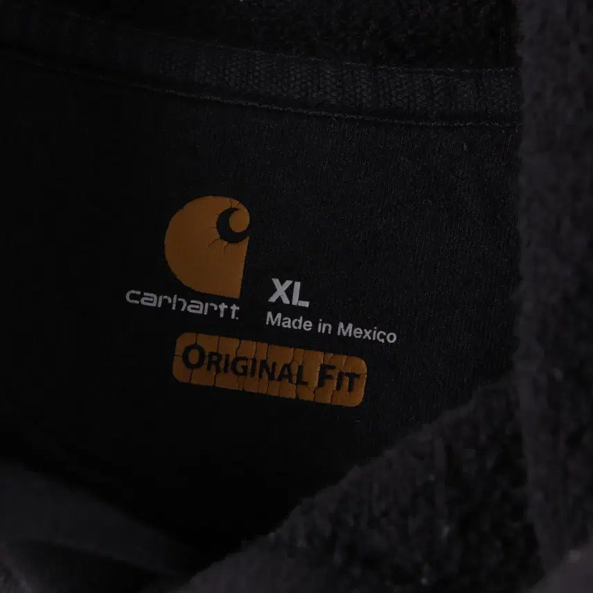 [BUNJANG] Carhartt Signature Logo Hoodie (XL) / 칼하트 시그니처 로고 후드 BLK (XL) 4443