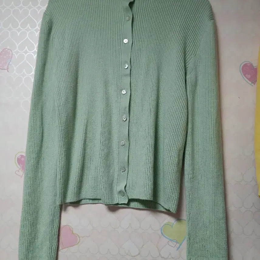 [BUNJANG] Mint Green Knit Cardigan Set / 사랑스런 민트색상 니트 가디건 3종