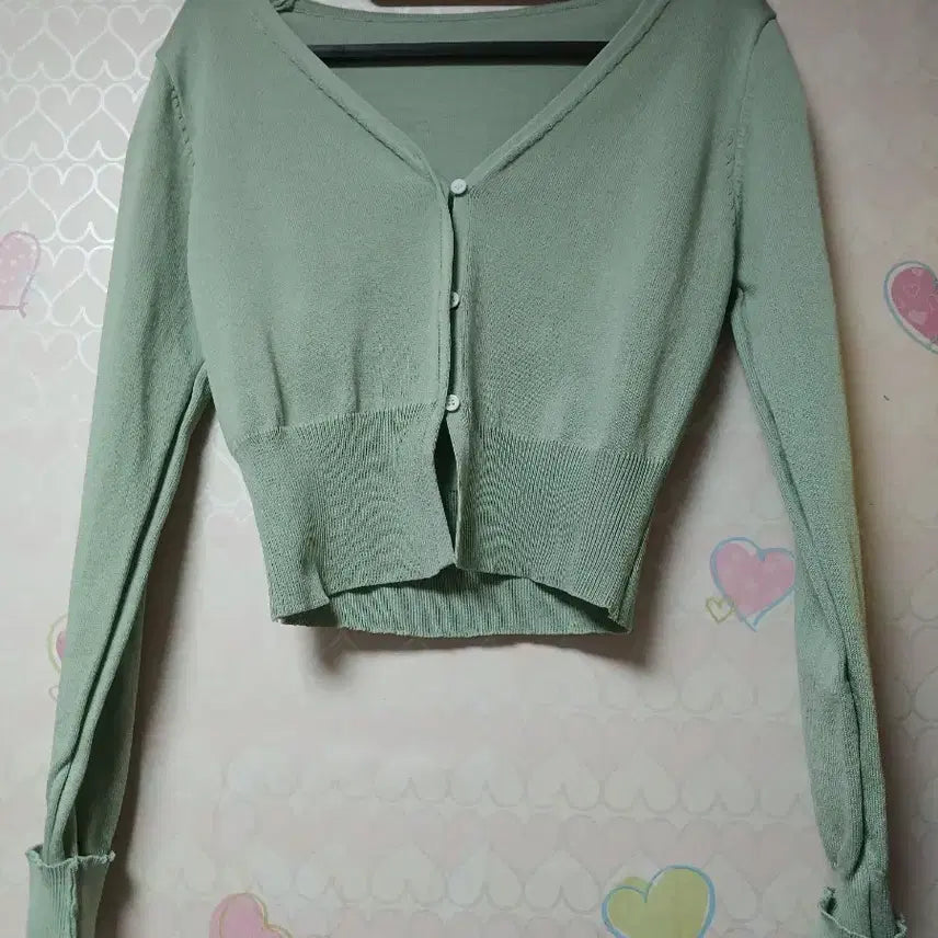 [BUNJANG] Mint Green Knit Cardigan Set / 사랑스런 민트색상 니트 가디건 3종