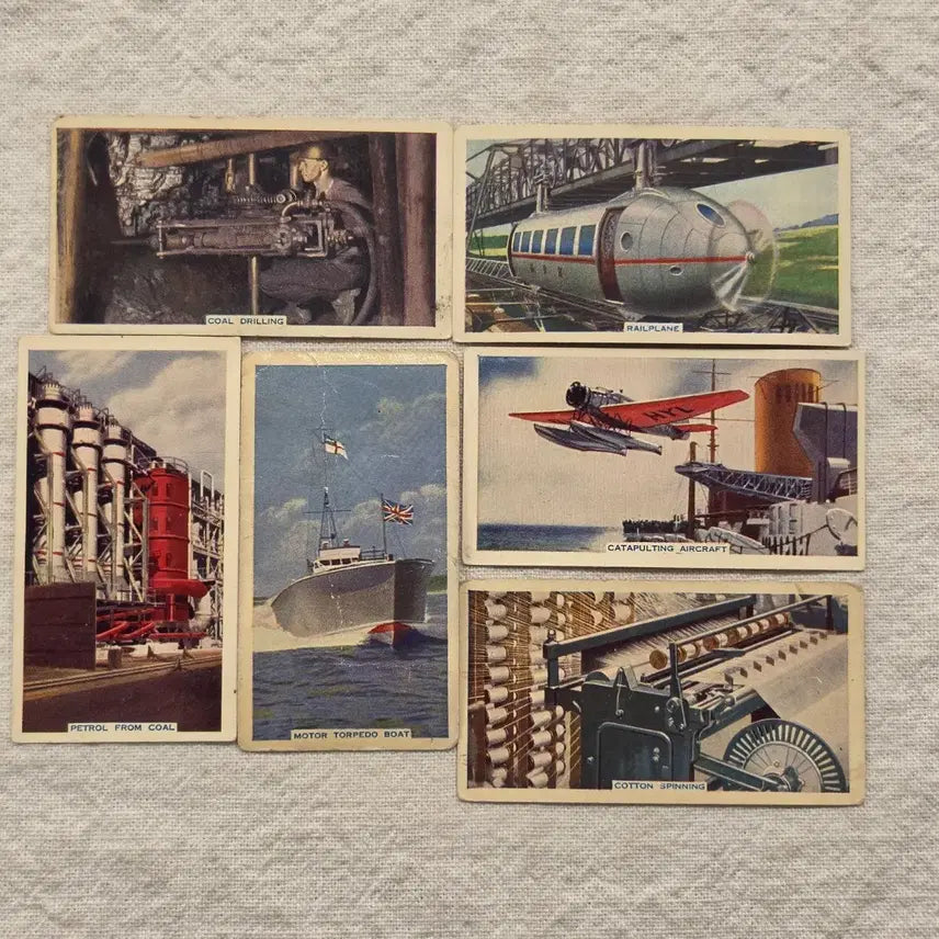 [BUNJANG] Godfrey Phillips Ltd This Mechanized Age Vintage Cards / 영국빈티지카드 유럽빈티지카드 산업기술 빈티지카드 엔틱카드 빈티지인테리어