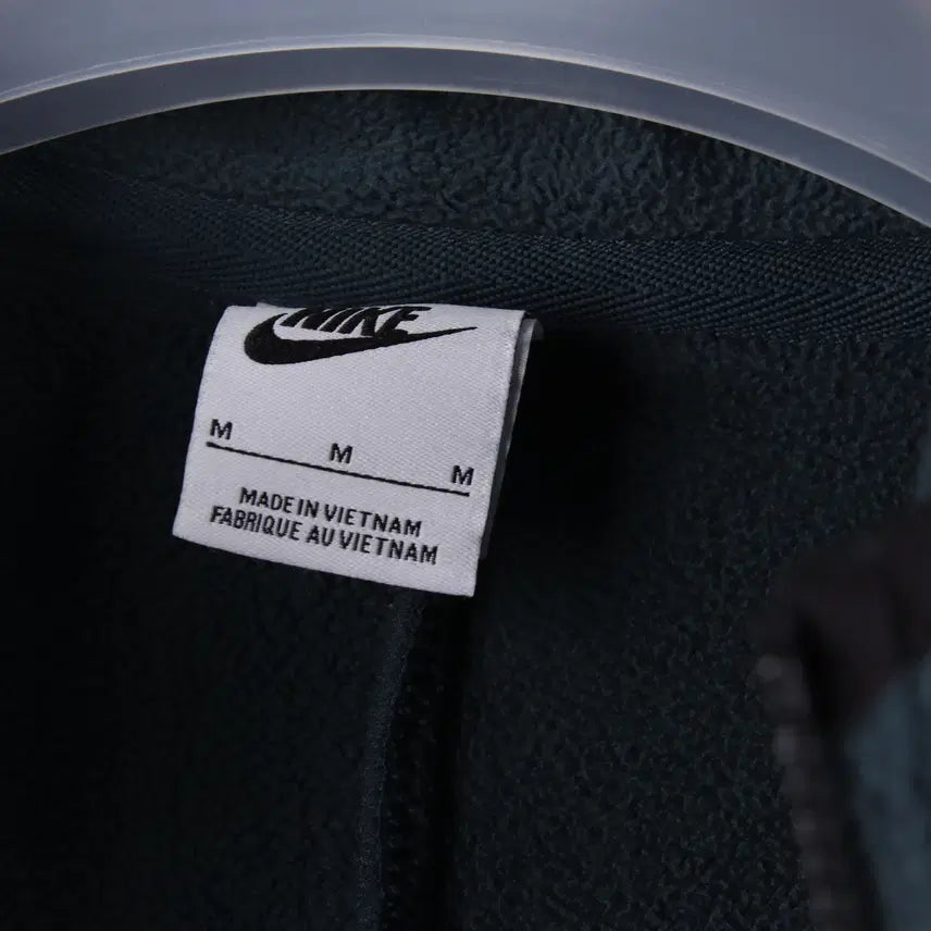 [BUNJANG] Nike Club Fleece Half-Zip Fleece Top (M) / 나이키 클럽 플리스 하프집 플리스 탑 그린 (M)