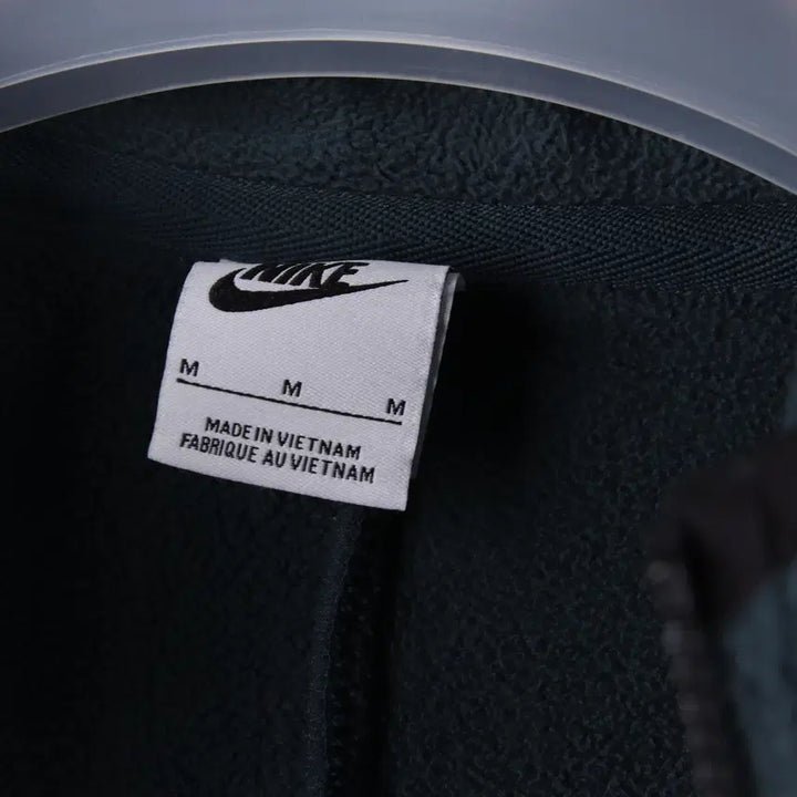 [BUNJANG] Nike Club Fleece Half-Zip Fleece Top (M) / 나이키 클럽 플리스 하프집 플리스 탑 그린 (M)