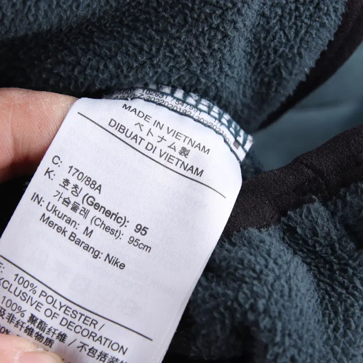 [BUNJANG] Nike Club Fleece Half-Zip Fleece Top (M) / 나이키 클럽 플리스 하프집 플리스 탑 그린 (M)