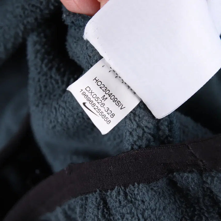 [BUNJANG] Nike Club Fleece Half-Zip Fleece Top (M) / 나이키 클럽 플리스 하프집 플리스 탑 그린 (M)
