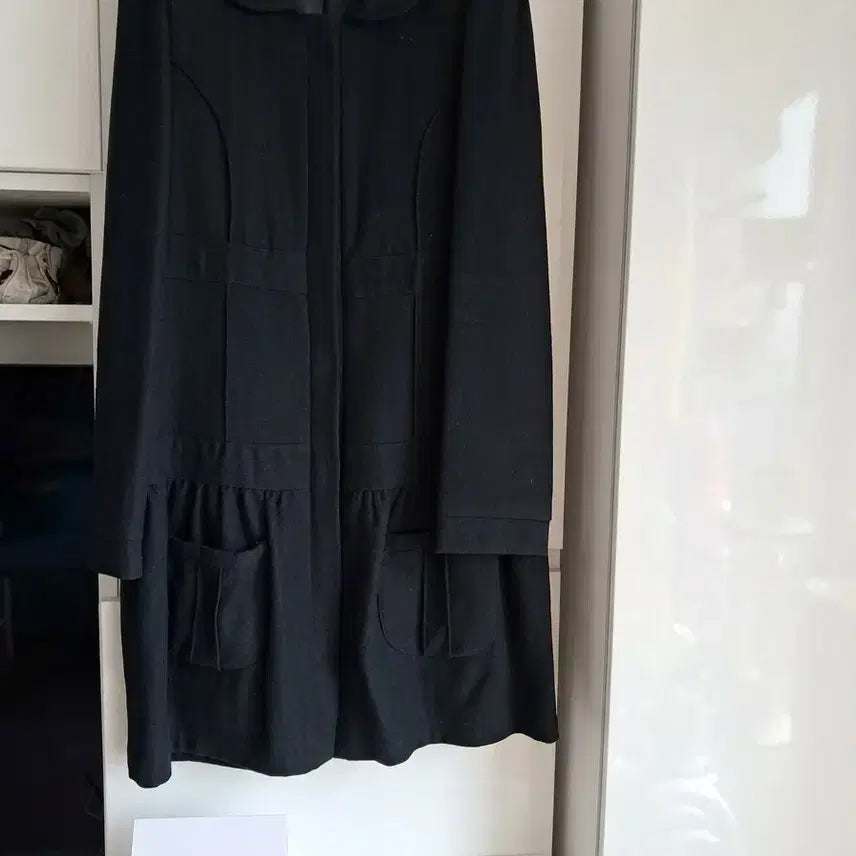 [BUNJANG] Black Wool Coat S Size / 블랙 모직 코트 S