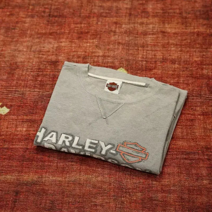[BUNJANG] Harley-Davidson Wildwood Crewneck Sweatshirt / 00s 빈티지 할리데이비슨 그레이 스웻 판매