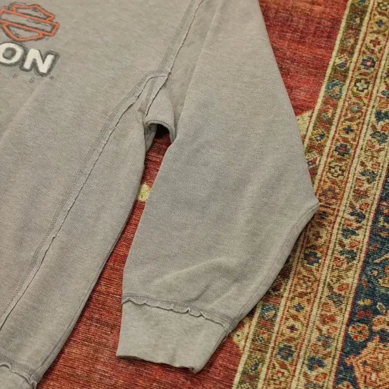 [BUNJANG] Harley-Davidson Wildwood Crewneck Sweatshirt / 00s 빈티지 할리데이비슨 그레이 스웻 판매