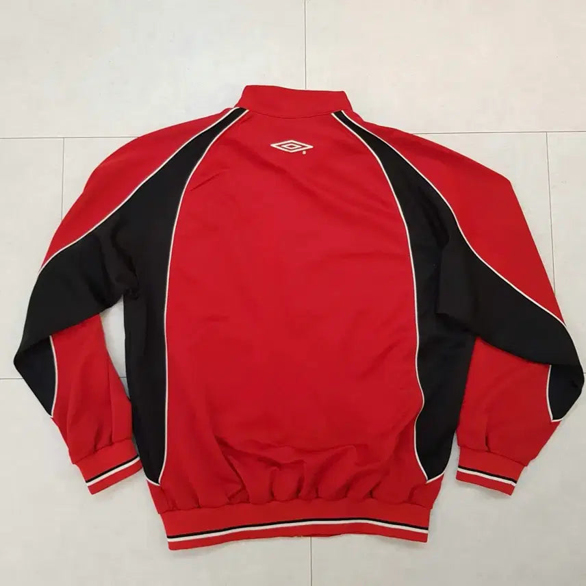 [BUNJANG] Umbro Red/Black Track Top / 엄브로 레드/블랙 트랙탑