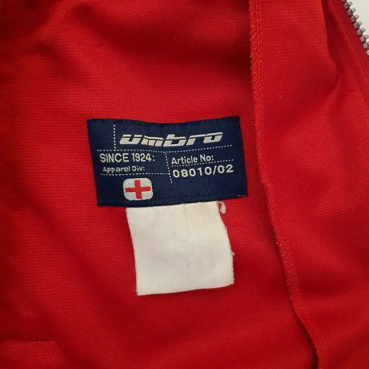 [BUNJANG] Umbro Red/Black Track Top / 엄브로 레드/블랙 트랙탑