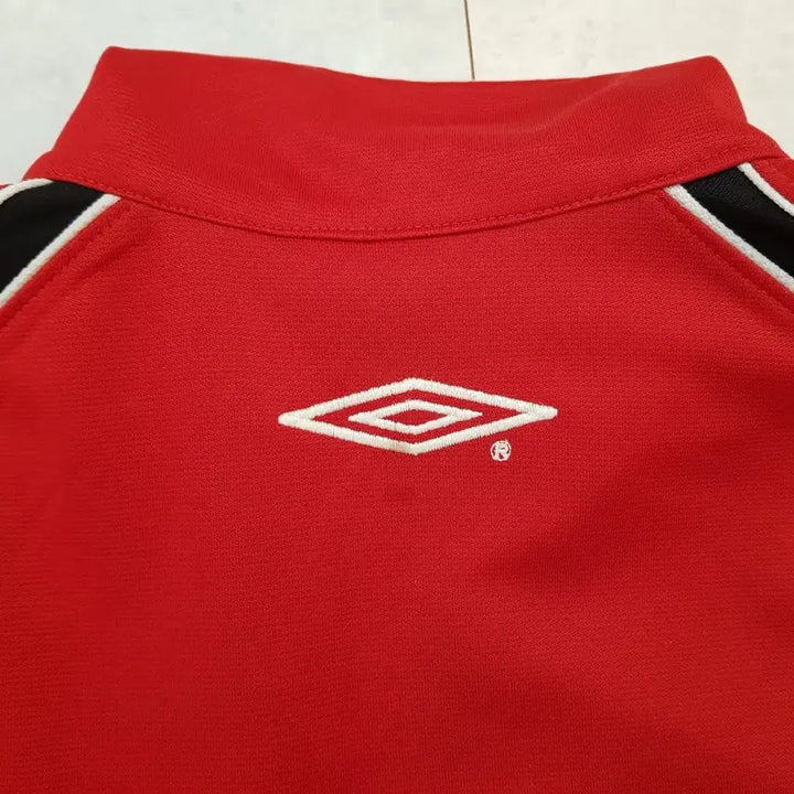 [BUNJANG] Umbro Red/Black Track Top / 엄브로 레드/블랙 트랙탑