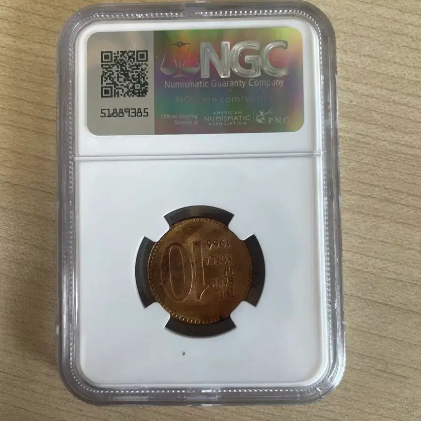 [BUNJANG] 1966 10 Won Coin NGC MS63 / 1966년 10원 NGC MS63 희귀년도 / 특급 주화