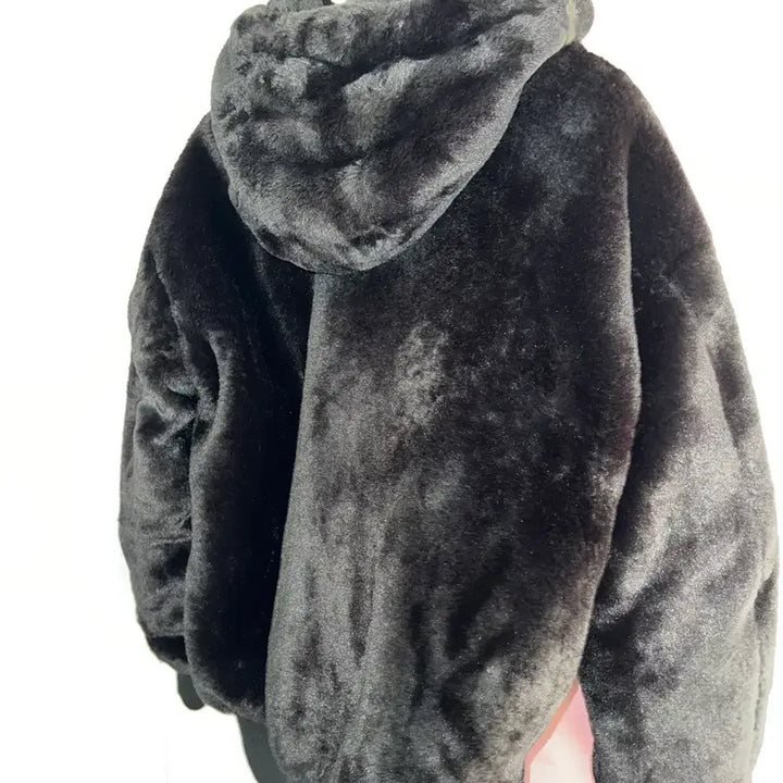 [SOLD OUT] 자라 리버시블 블랙 퍼 자켓 M