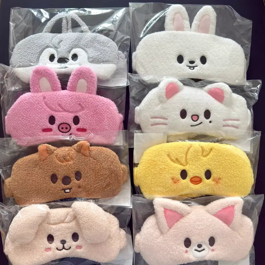 [BUNJANG] SKZ Stray Kids SKZOO Sleep Mask Bundle Set / 일괄)SKZ 스트레이키즈 스카주 슬립마스크 스키주 안대